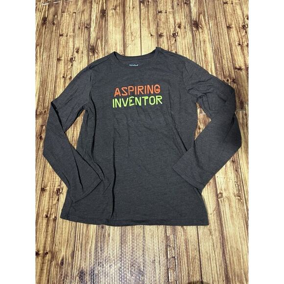 Aspiring Inventor Kids Shirt Long Sleeve Cat & Jack - Picture 2 of 5